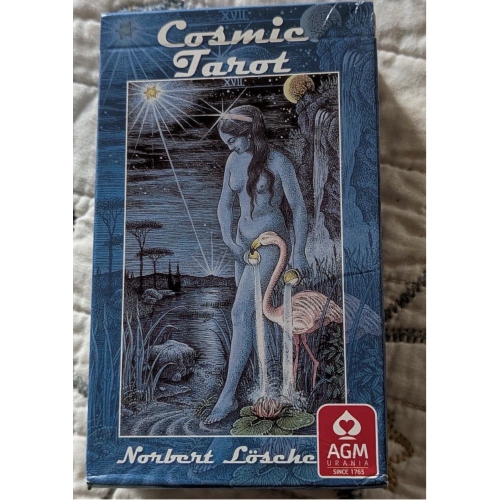 Cosmic Tarot By Norbert Lösche 78 Card Deck + Instruction Booklet ~ Authentic